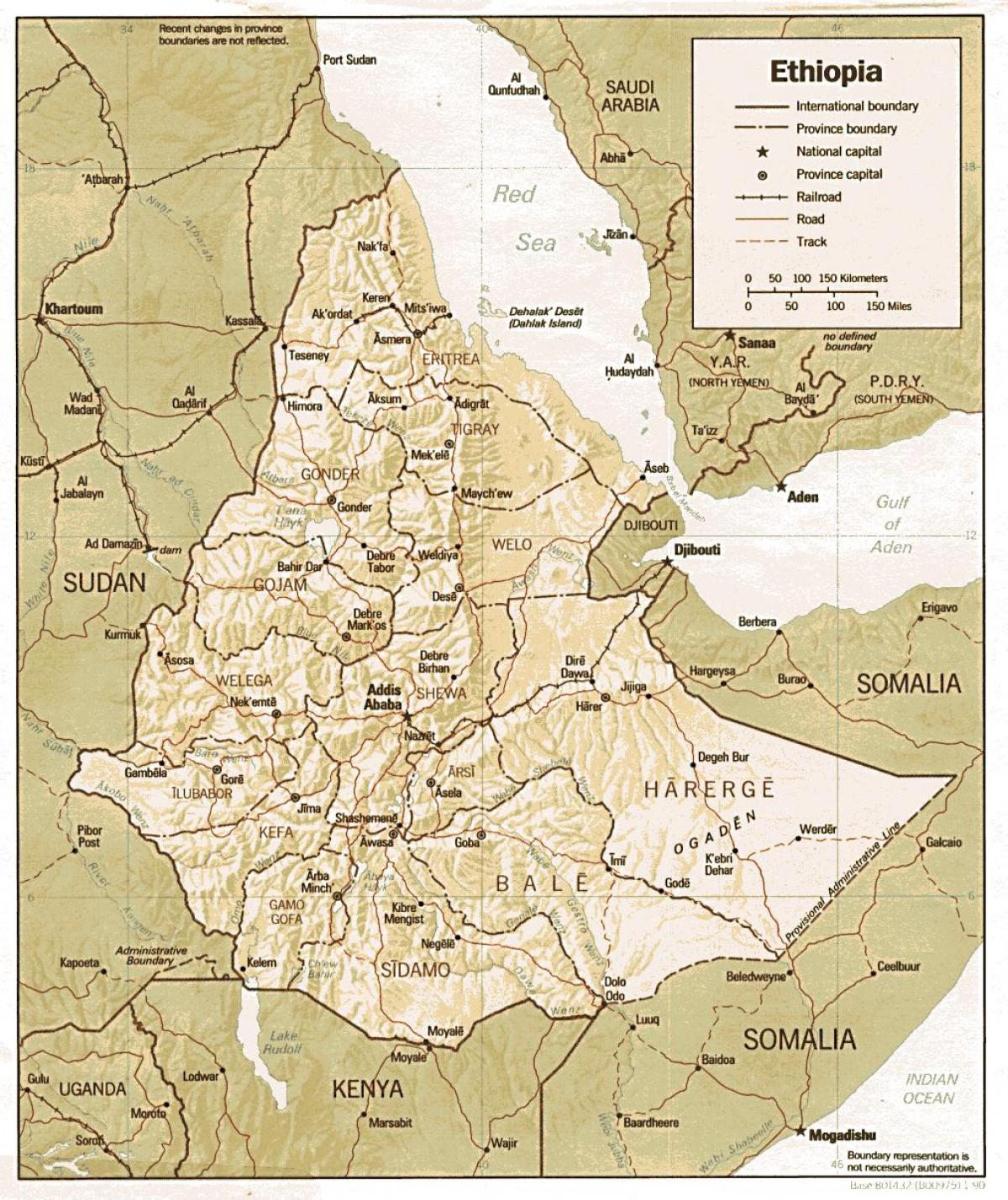 antzinako Etiopia mapa