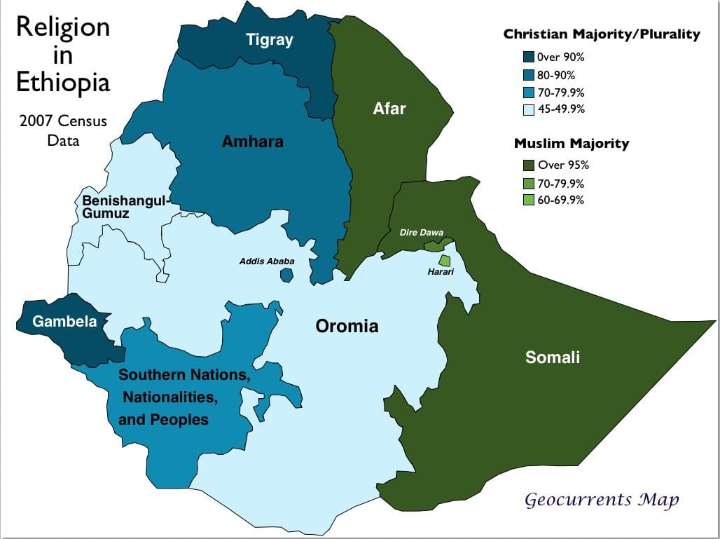 mapa dorze Etiopia