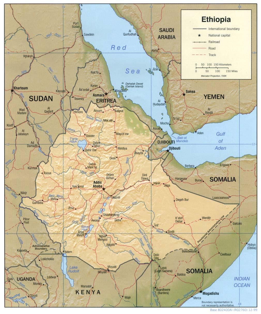 mapa Etiopiako mapping agentziaren webgunea
