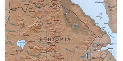 Mapa ipar Etiopia